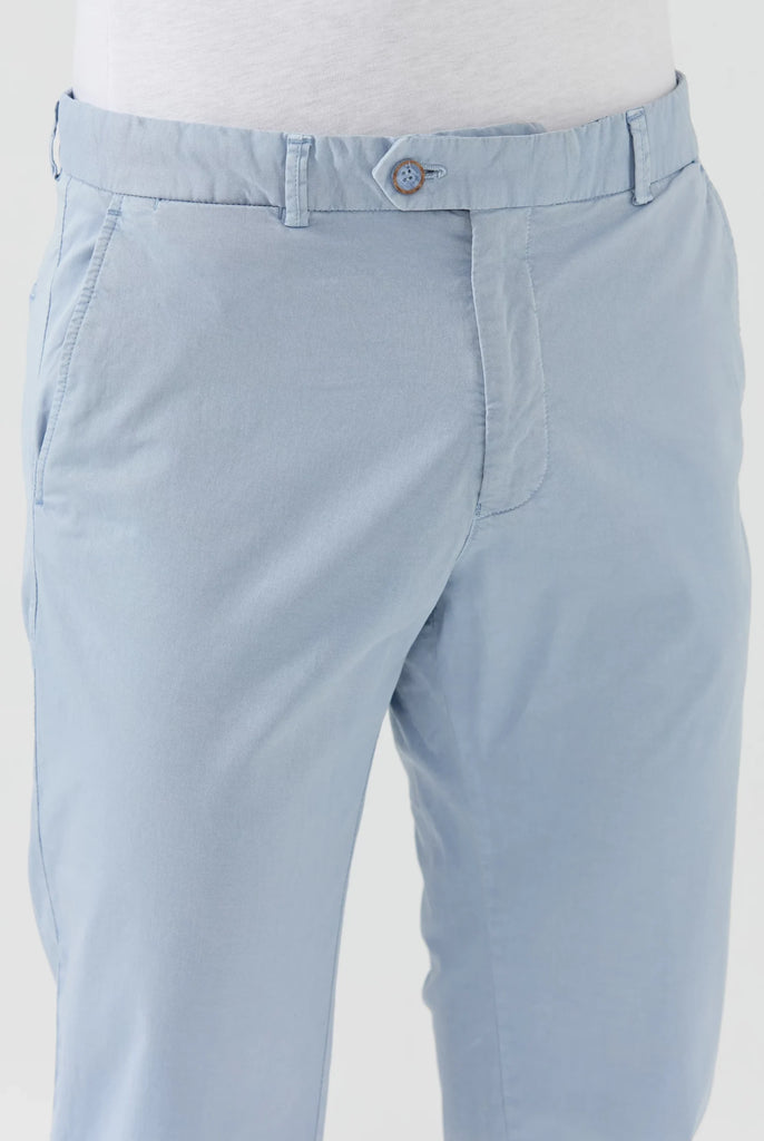Marco Frank - Harvey: Chino Regular Fit En Coton Stretch , Bleu