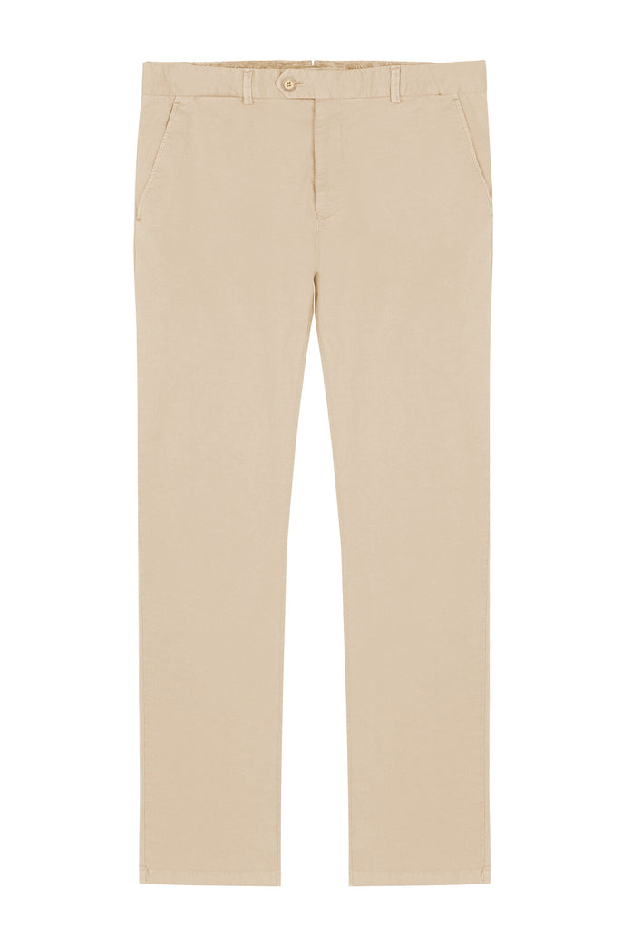 Marco Frank - Harvey: Chino Regular Fit En Coton Stretch , Beige