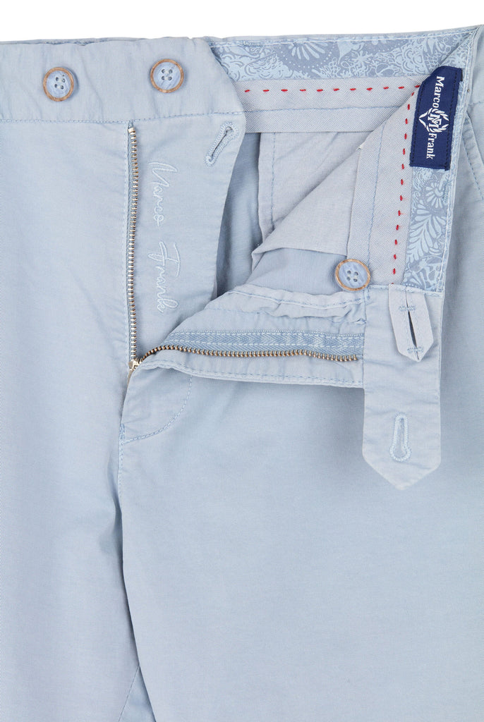 Marco Frank - Harvey: Chino Regular Fit En Coton Stretch , Bleu