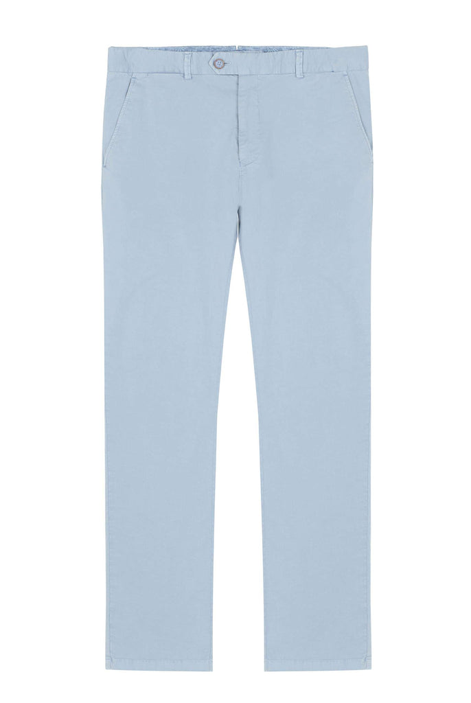 Marco Frank - Harvey: Chino Regular Fit En Coton Stretch , Bleu