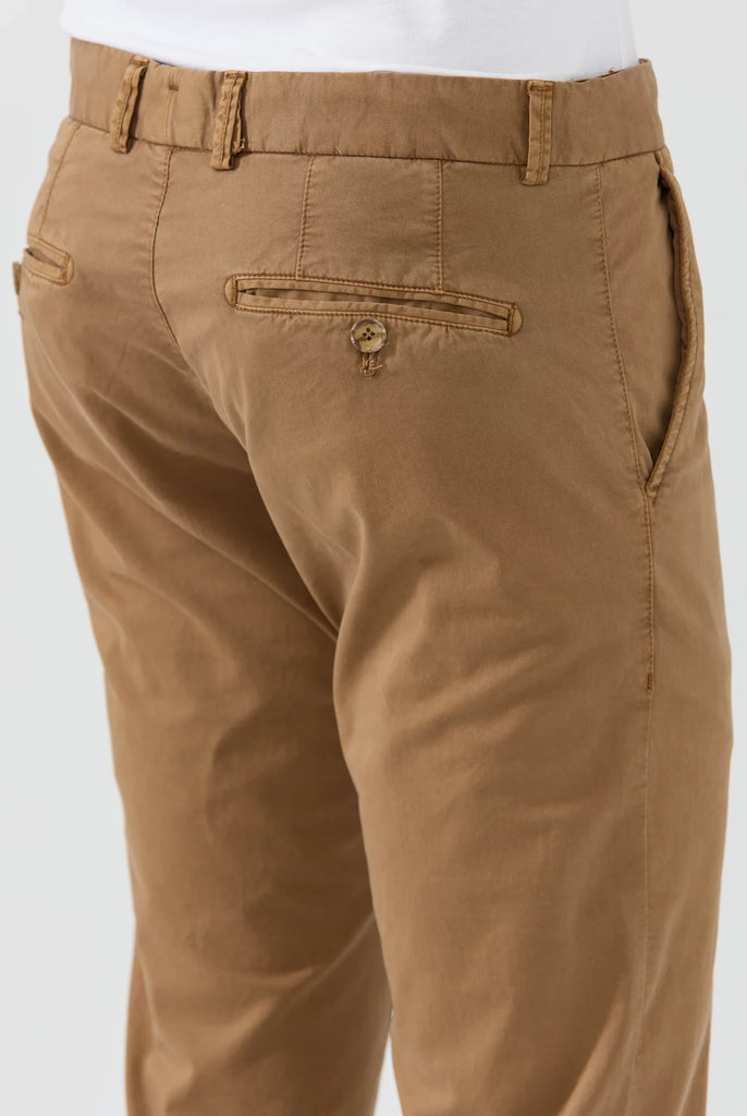 Marco Frank - Harvey: Chino Regular Fit En Coton Stretch , Brun