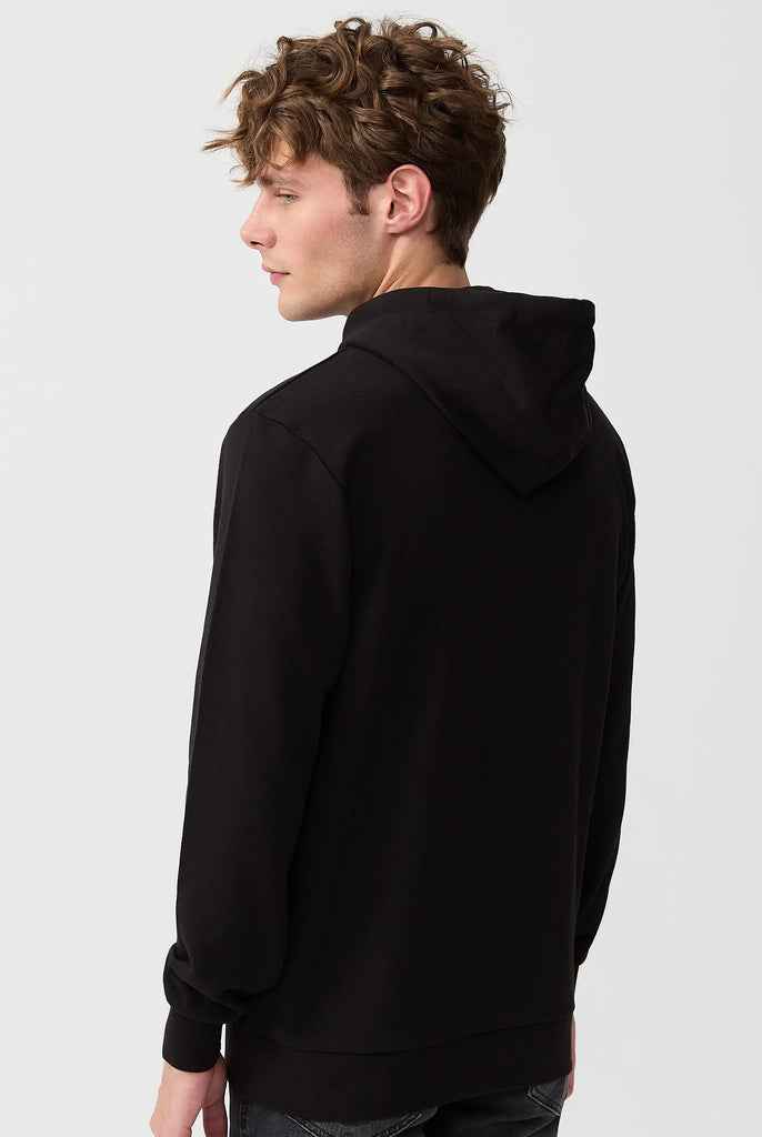 Marco Frank - Corbin Sweat Capuche Avec Logo Brodé -  Noir