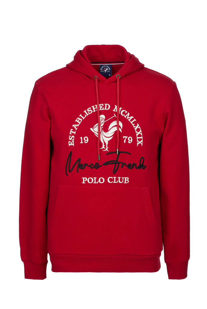 Paradis: Sweat Capuche Avec Logo de Coq Emblématique Brodé - Marco Frank