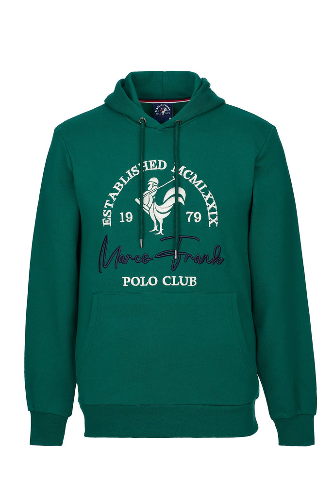 Paradis: Sweat Capuche Avec Logo de Coq Emblématique Brodé - Marco Frank