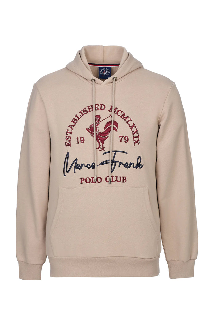 Paradis: Sweat Capuche Avec Logo de Coq Emblématique Brodé - Marco Frank