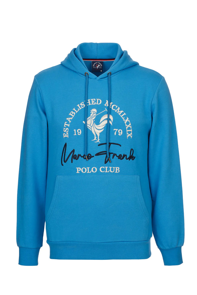 Paradis: Sweat Capuche Avec Logo de Coq Emblématique Brodé - Marco Frank