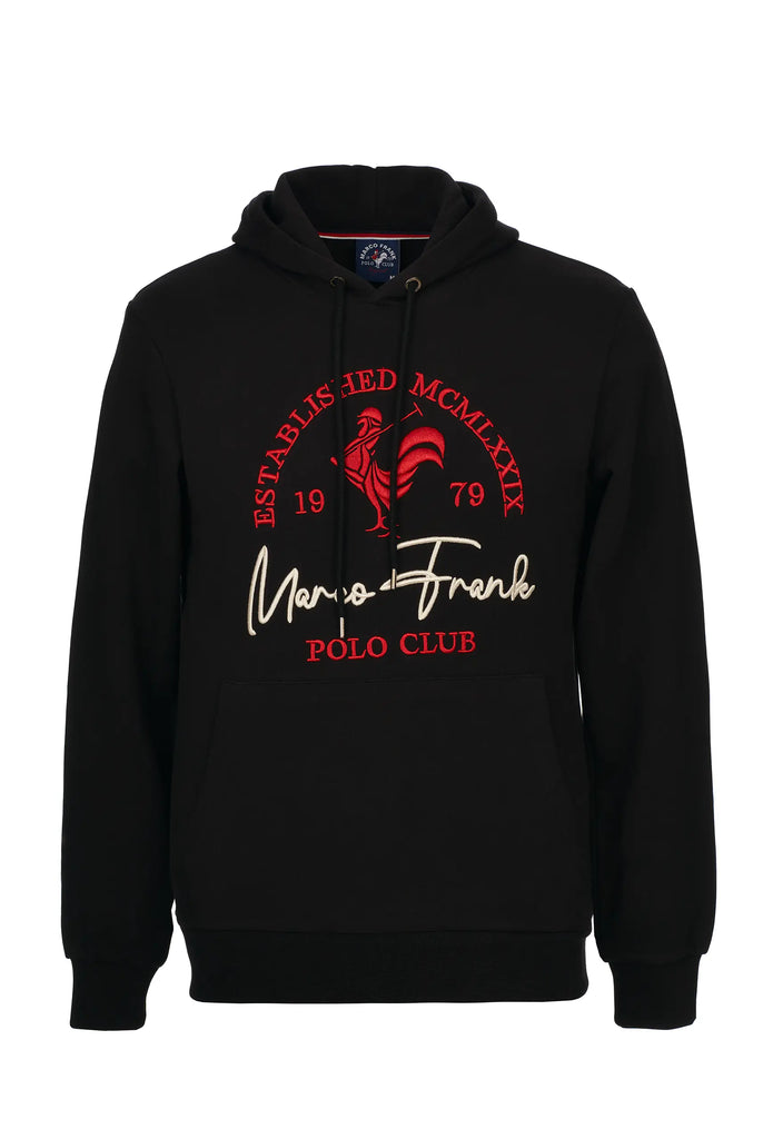 Paradis: Sweat Capuche Avec Logo de Coq Emblématique Brodé - Marco Frank