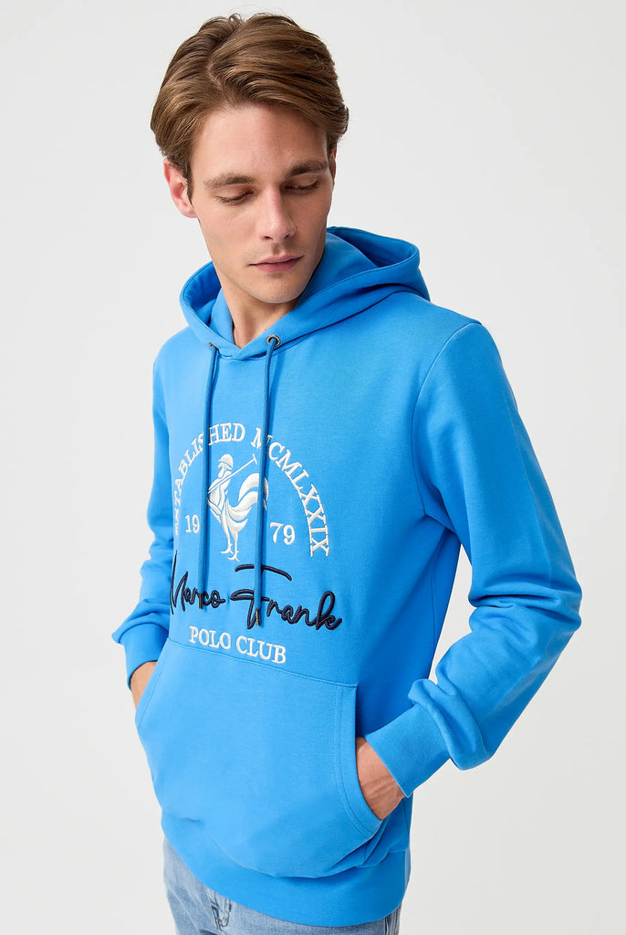 Paradis: Sweat Capuche Avec Logo de Coq Emblématique Brodé - Marco Frank