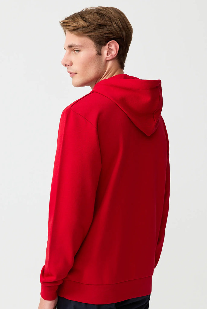 Paradis: Sweat Capuche Avec Logo de Coq Emblématique Brodé - Marco Frank