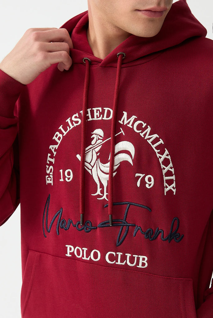 Paradis: Sweat Capuche Avec Logo de Coq Emblématique Brodé - Marco Frank