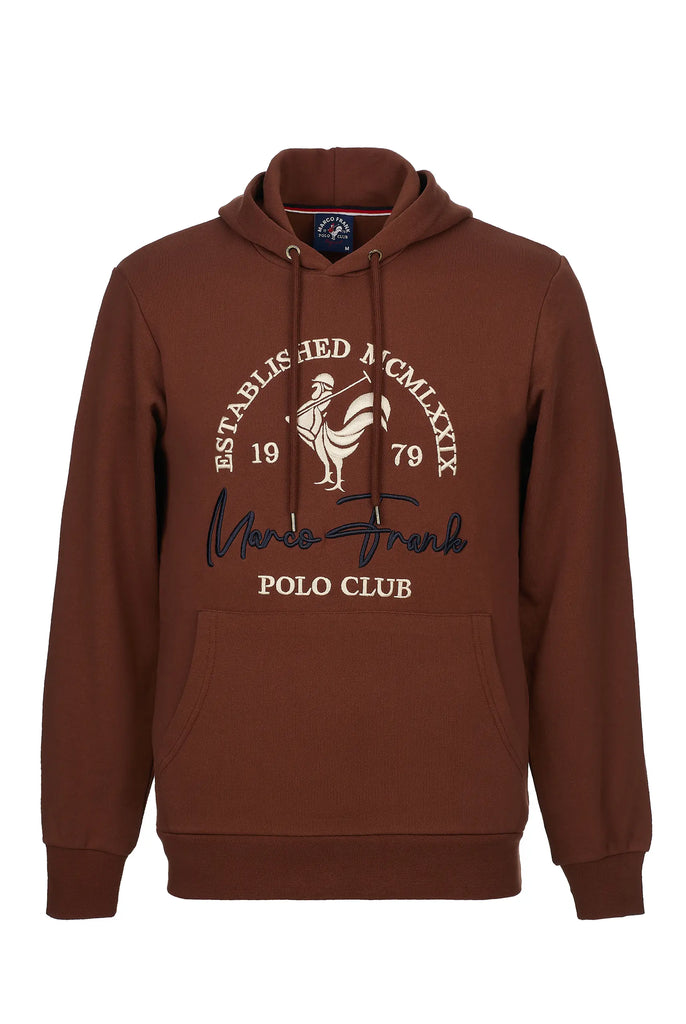 Paradis: Sweat Capuche Avec Logo de Coq Emblématique Brodé - Marco Frank