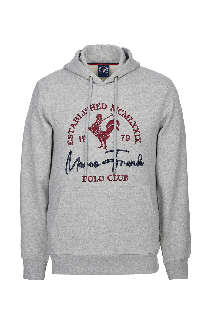 Paradis: Sweat Capuche Avec Logo de Coq Emblématique Brodé - Marco Frank