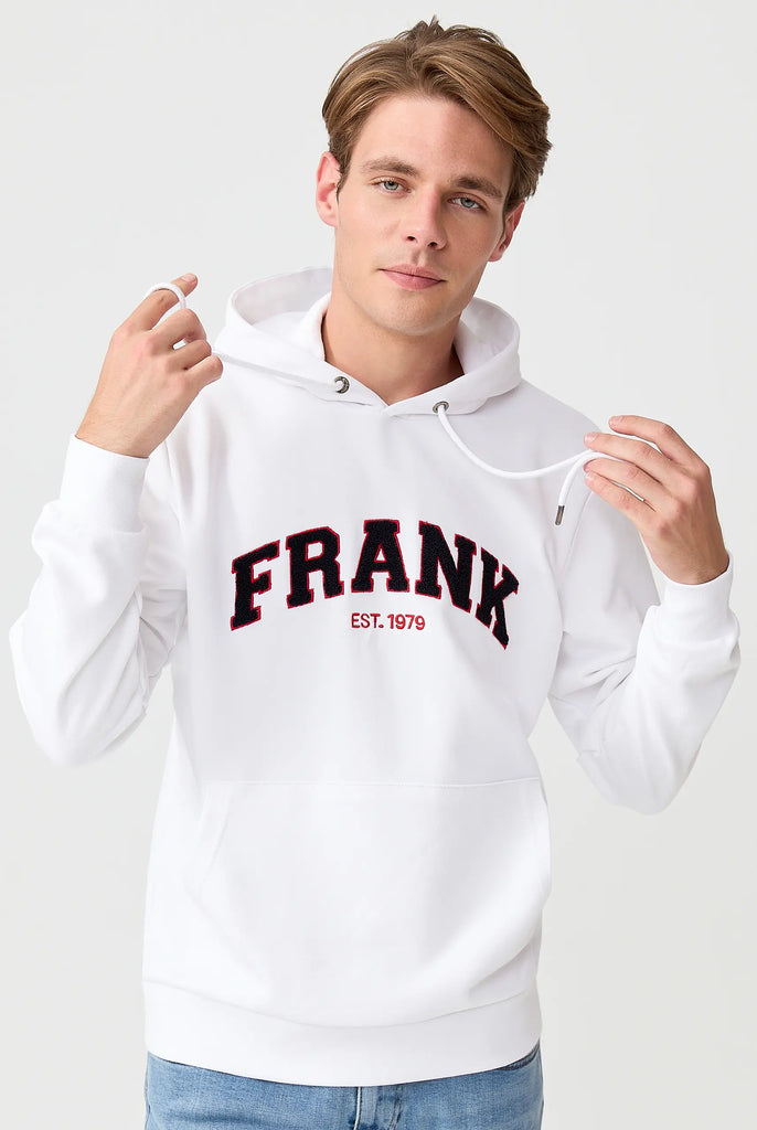 Rodolph: Sweat Capuche Avec un Appliqué en Tissu Éponge - Marco Frank