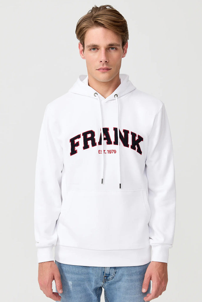 Rodolph: Sweat Capuche Avec un Appliqué en Tissu Éponge - Marco Frank