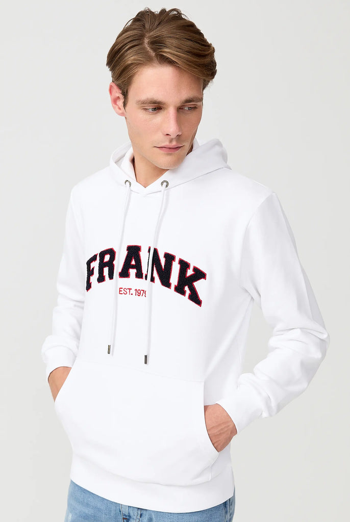 Rodolph: Sweat Capuche Avec un Appliqué en Tissu Éponge - Marco Frank