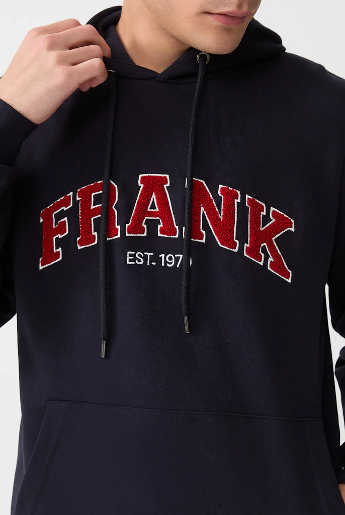 Rodolph: Sweat Capuche Avec un Appliqué en Tissu Éponge - Marco Frank