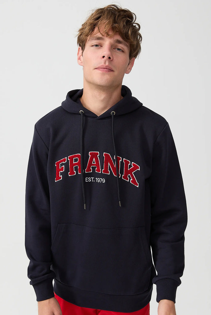 Rodolph: Sweat Capuche Avec un Appliqué en Tissu Éponge - Marco Frank