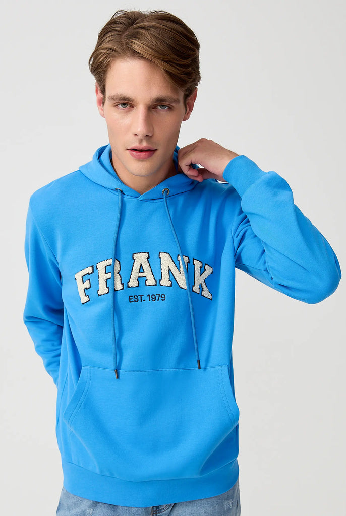 Rodolph: Sweat Capuche Avec un Appliqué en Tissu Éponge - Marco Frank