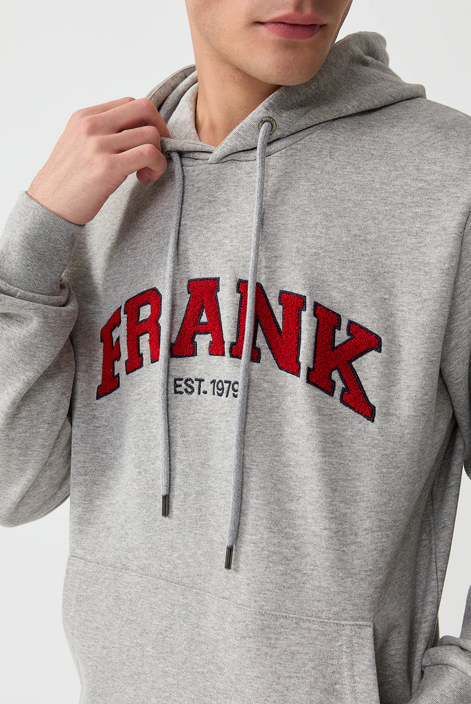 Rodolph: Sweat Capuche Avec un Appliqué en Tissu Éponge - Marco Frank