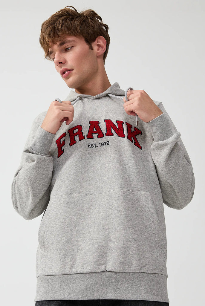 Rodolph: Sweat Capuche Avec un Appliqué en Tissu Éponge - Marco Frank