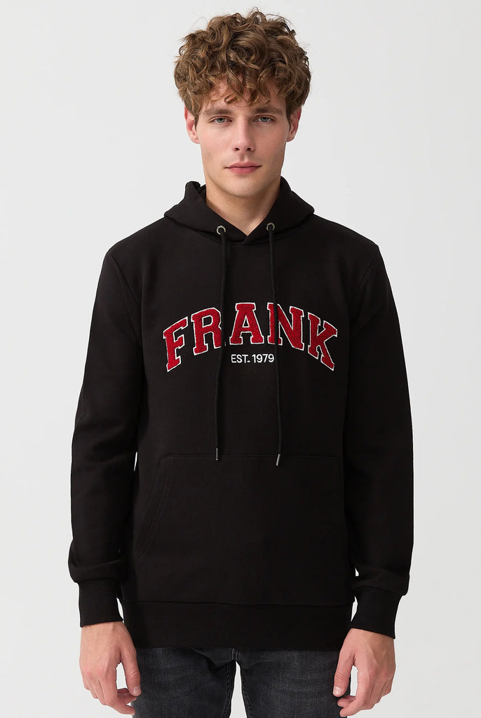 Rodolph: Sweat Capuche Avec un Appliqué en Tissu Éponge - Marco Frank