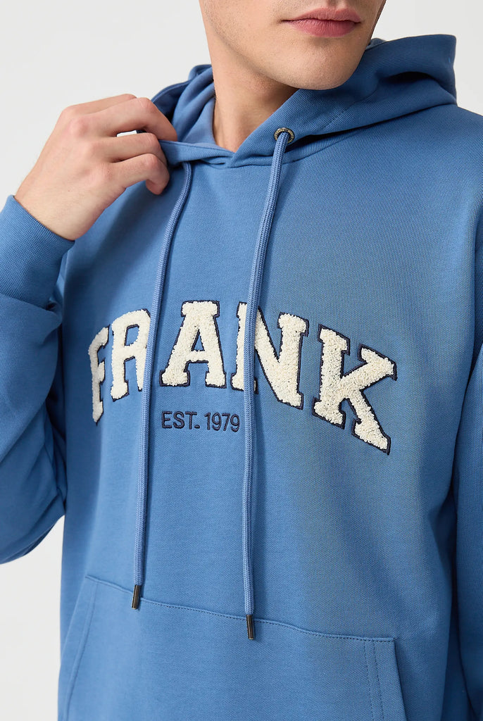 Rodolph: Sweat Capuche Avec un Appliqué en Tissu Éponge - Marco Frank