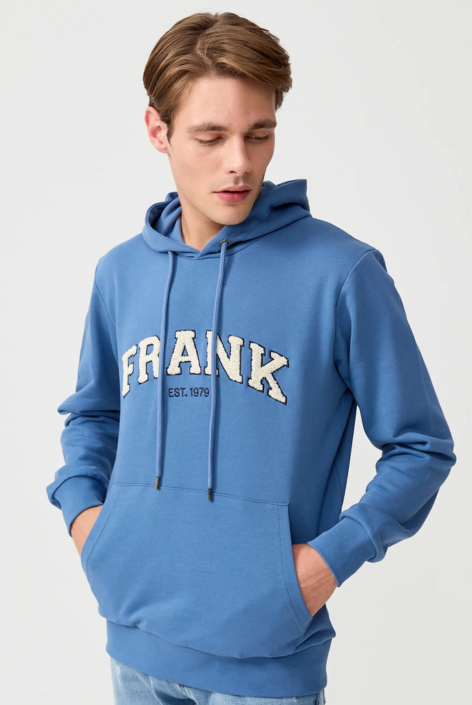 Rodolph: Sweat Capuche Avec un Appliqué en Tissu Éponge - Marco Frank