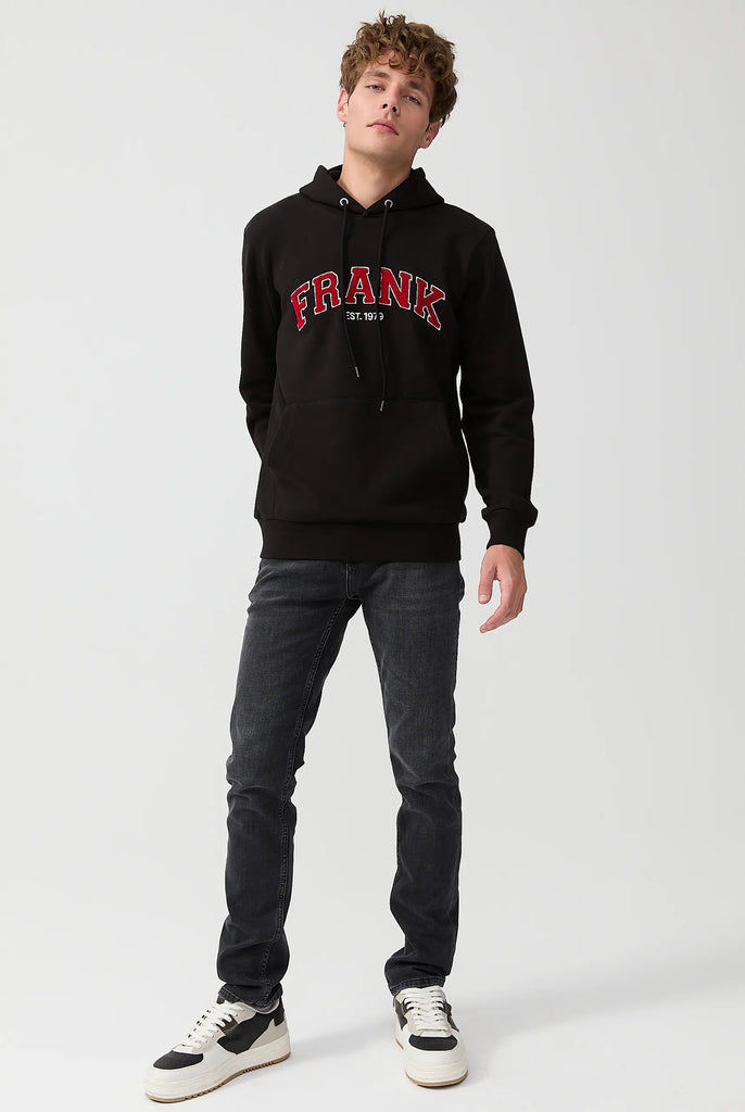 Rodolph: Sweat Capuche Avec un Appliqué en Tissu Éponge - Marco Frank