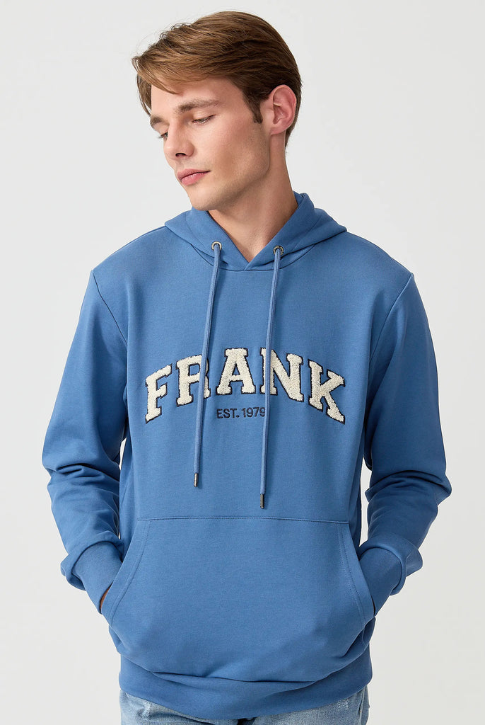 Rodolph: Sweat Capuche Avec un Appliqué en Tissu Éponge - Marco Frank