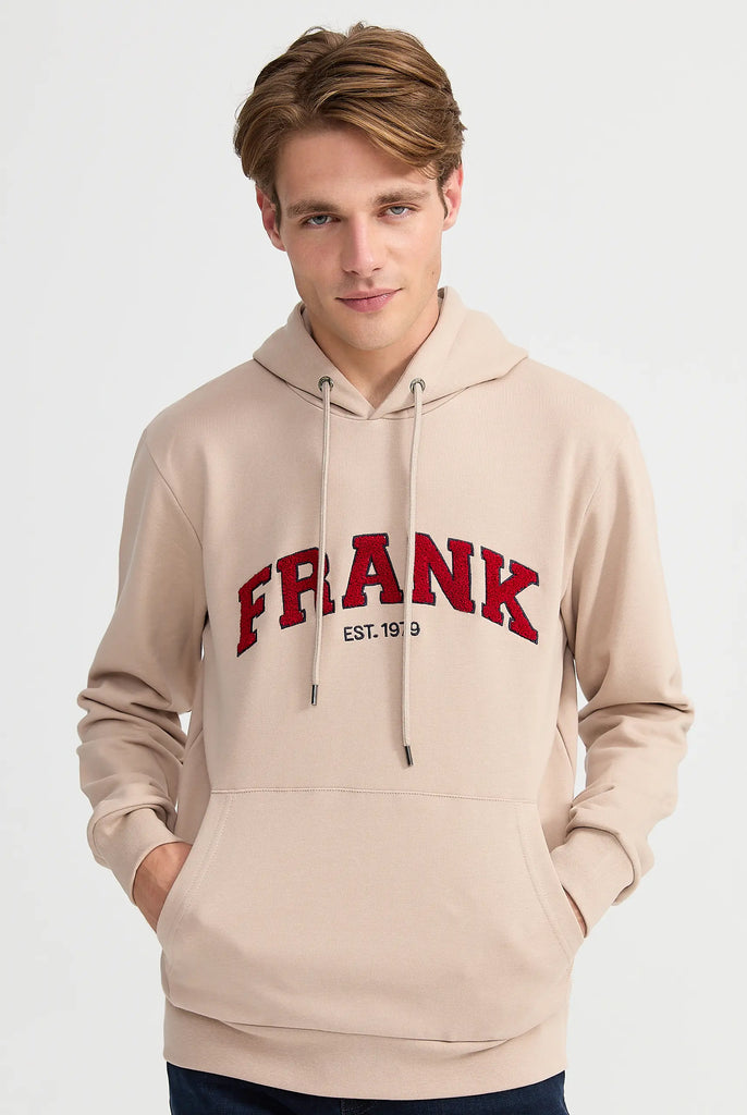 Rodolph: Sweat Capuche Avec un Appliqué en Tissu Éponge - Marco Frank