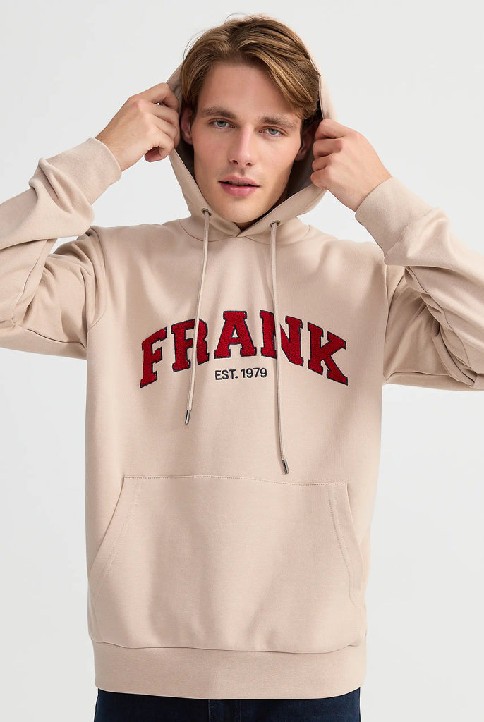 Rodolph: Sweat Capuche Avec un Appliqué en Tissu Éponge - Marco Frank