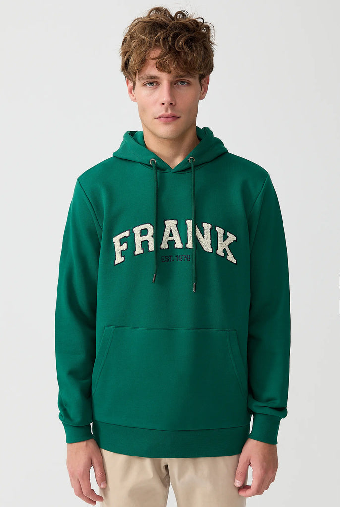 Rodolph: Sweat Capuche Avec un Appliqué en Tissu Éponge - Marco Frank