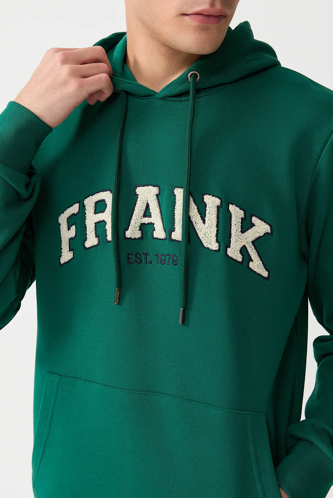 Rodolph: Sweat Capuche Avec un Appliqué en Tissu Éponge - Marco Frank