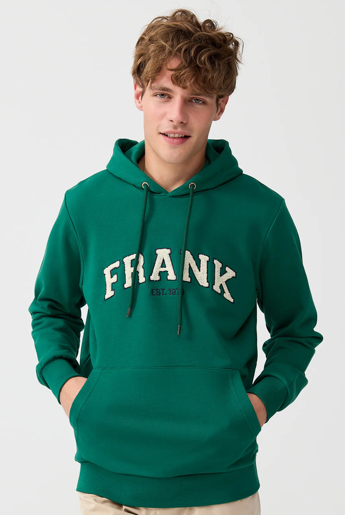 Rodolph: Sweat Capuche Avec un Appliqué en Tissu Éponge - Marco Frank