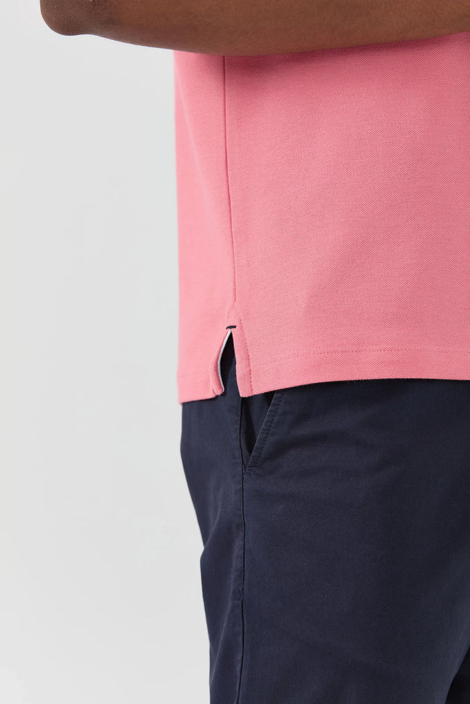 Marco Frank - Est In Paris - Édouard: Polo Avec Logo Iconique Bicolore - Rose