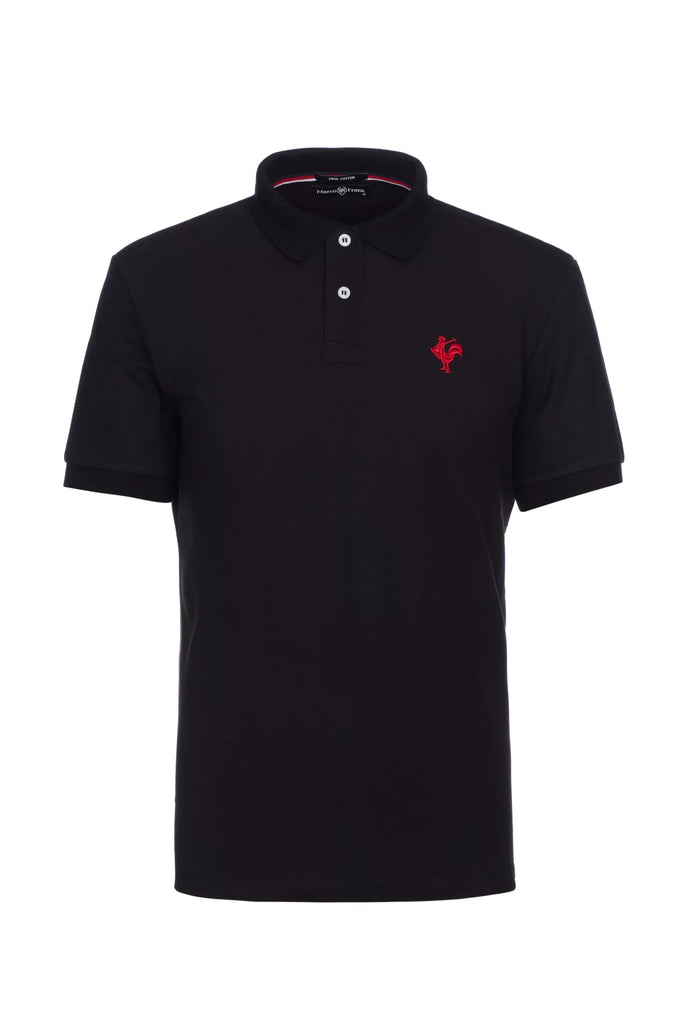 Marco Frank - Est. In Paris - Étienne: Polo Avec Logo de Coq Emblématique Brodé