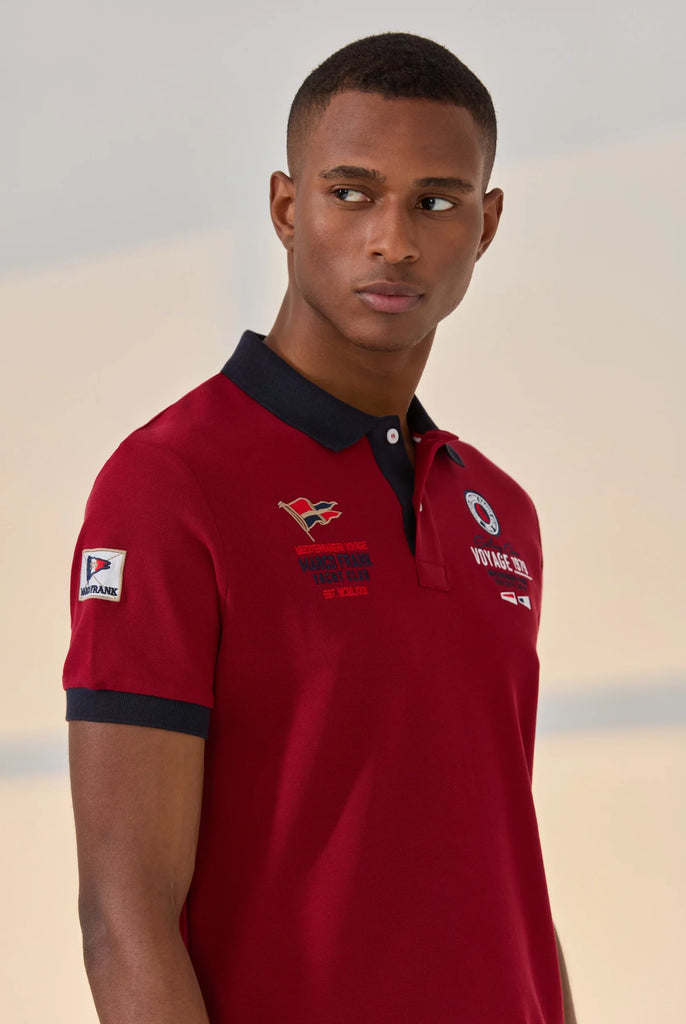 Marco Frank - Jérôme: Polo Avec Broderie Nautique - Bordeaux