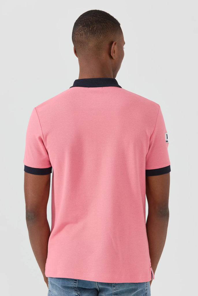 Marco Frank - Jérôme: Polo Avec Broderie Nautique - Rose