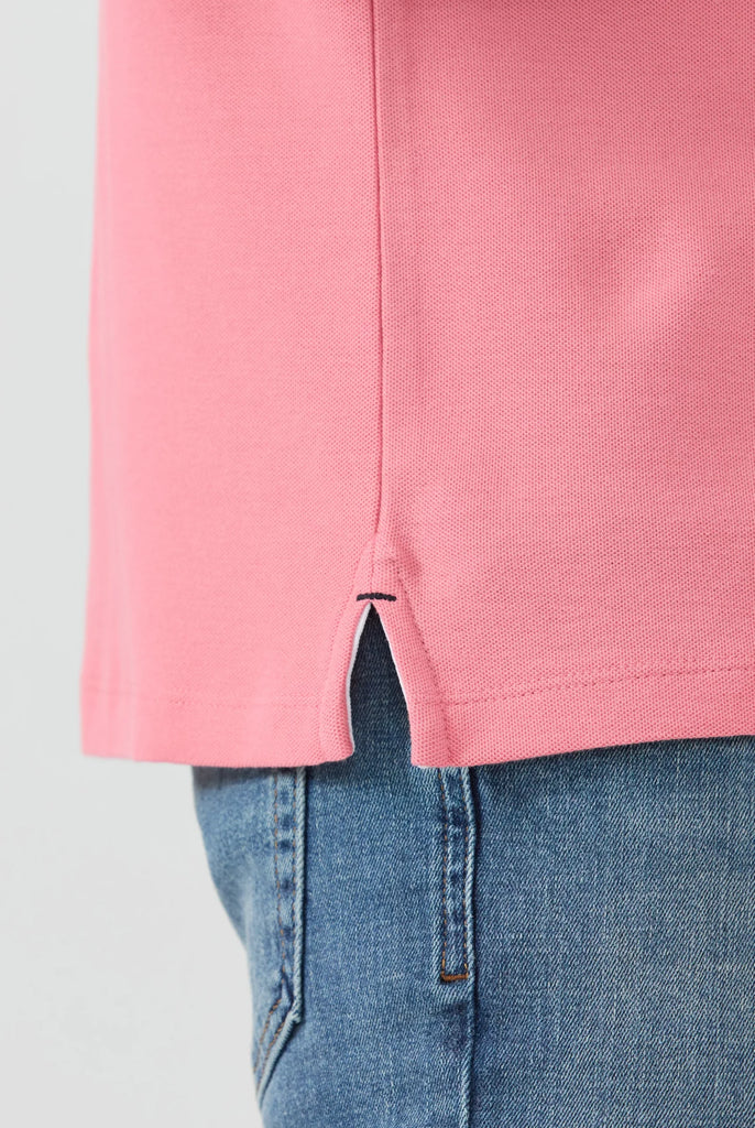 Marco Frank - Jérôme: Polo Avec Broderie Nautique - Rose