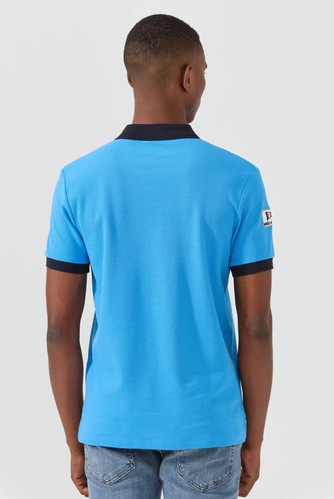 Marco Frank - Jérôme: Polo Avec Broderie Nautique - Bleu Royal