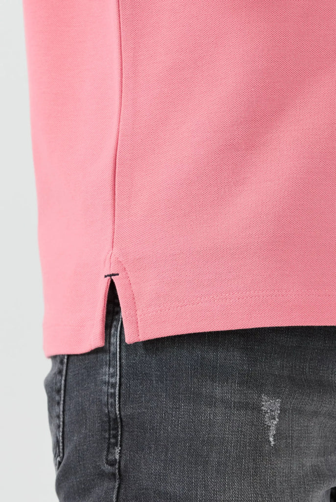 Nouvel: Polo Avec Contrasté Brodé Logo MF - Marco Frank