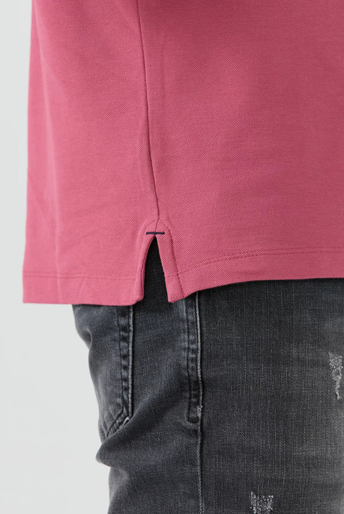 Nouvel: Polo Avec Contrasté Brodé Logo MF - Marco Frank