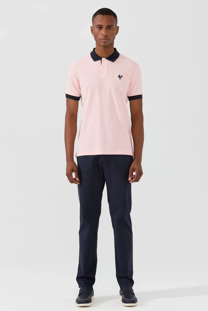 Spencer: Polo Avec Logo de Coq Emblématique Brodé - Marco Frank