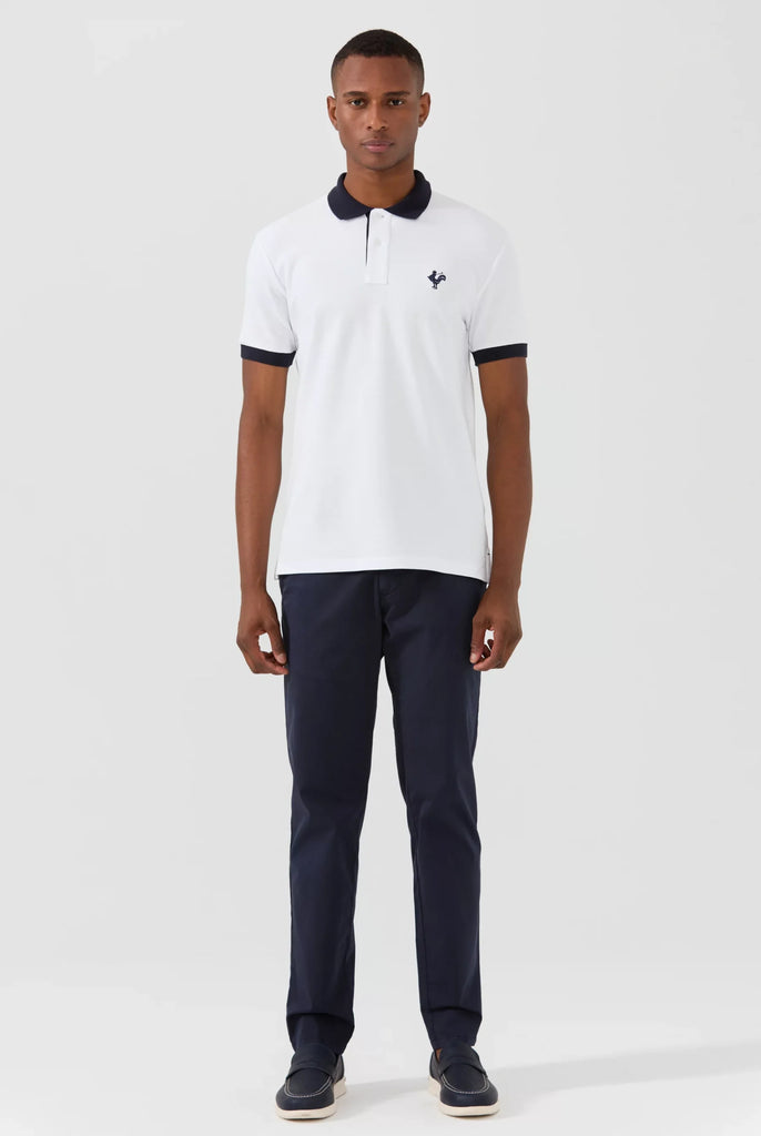 Spencer: Polo Avec Logo de Coq Emblématique Brodé - Marco Frank