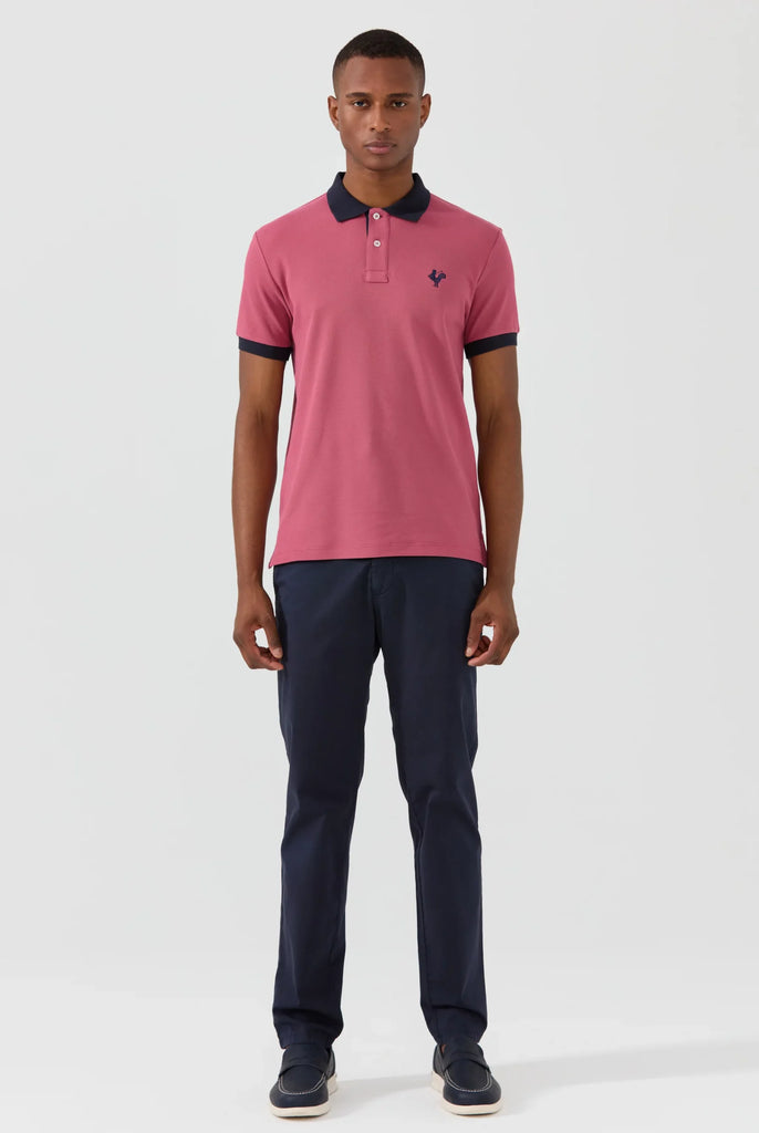 Spencer: Polo Avec Logo de Coq Emblématique Brodé - Marco Frank