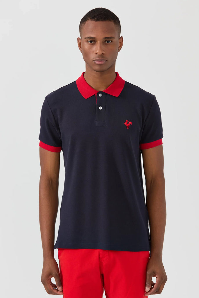 Spencer: Polo Avec Logo de Coq Emblématique Brodé - Marco Frank