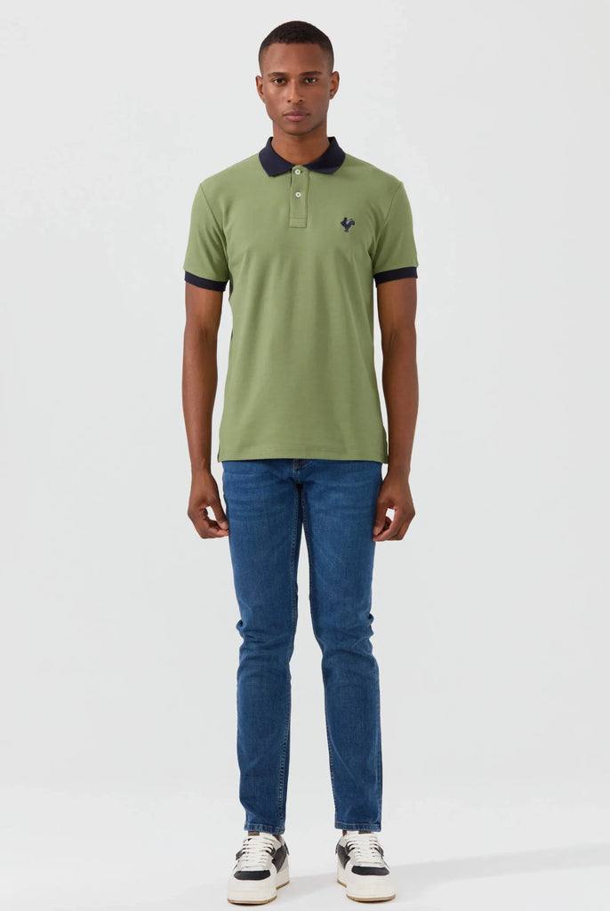 Spencer: Polo Avec Logo de Coq Emblématique Brodé - Marco Frank