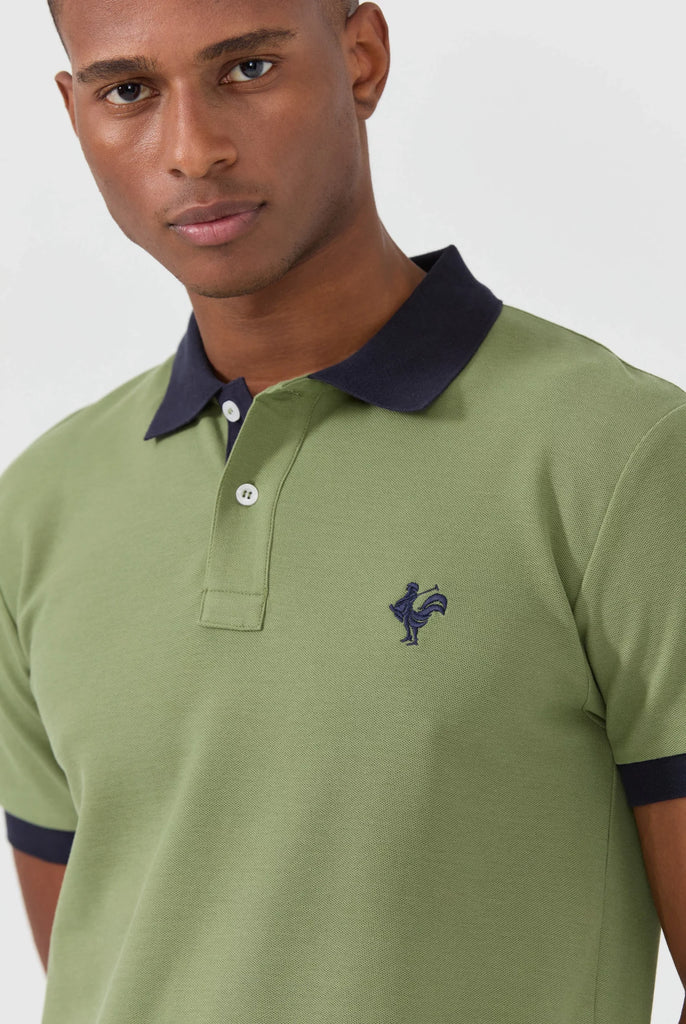 Spencer: Polo Avec Logo de Coq Emblématique Brodé - Marco Frank