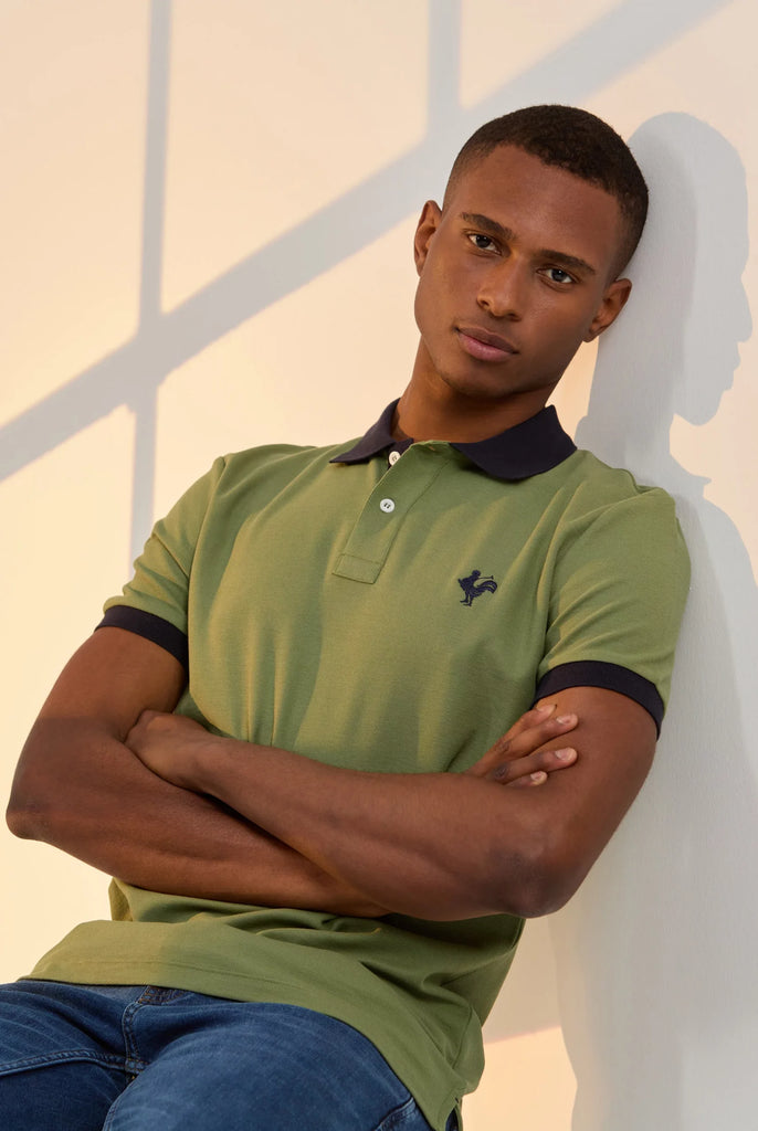 Spencer: Polo Avec Logo de Coq Emblématique Brodé - Marco Frank