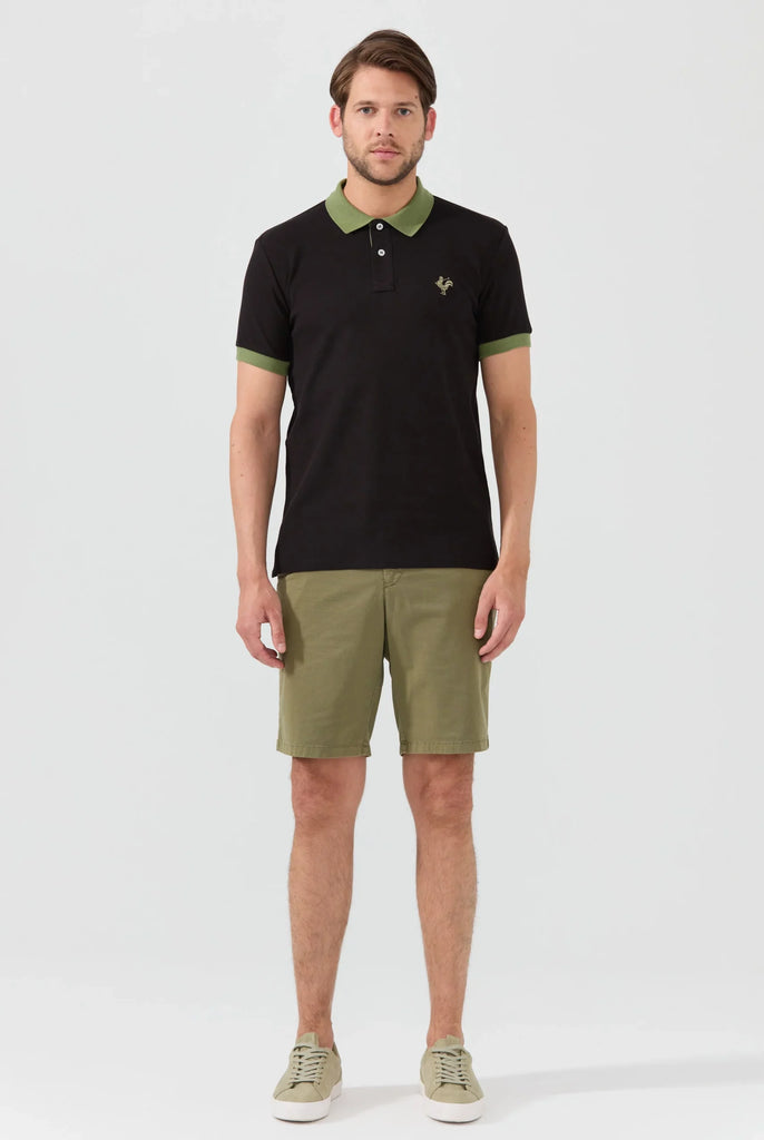 Spencer: Polo Avec Logo de Coq Emblématique Brodé - Marco Frank